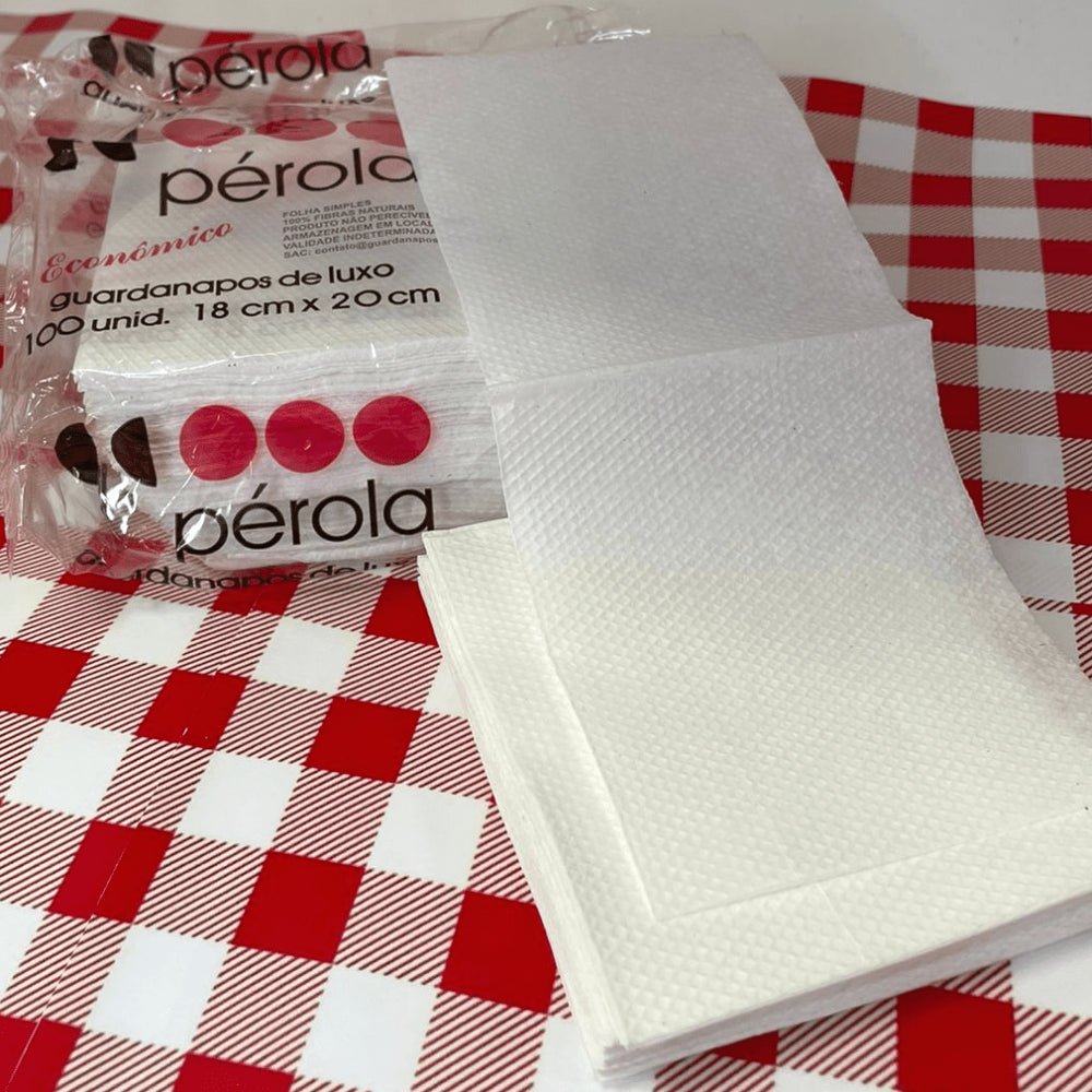 Guardanapo 18x20 folha simples Pérola com 100 folhas - e - dona