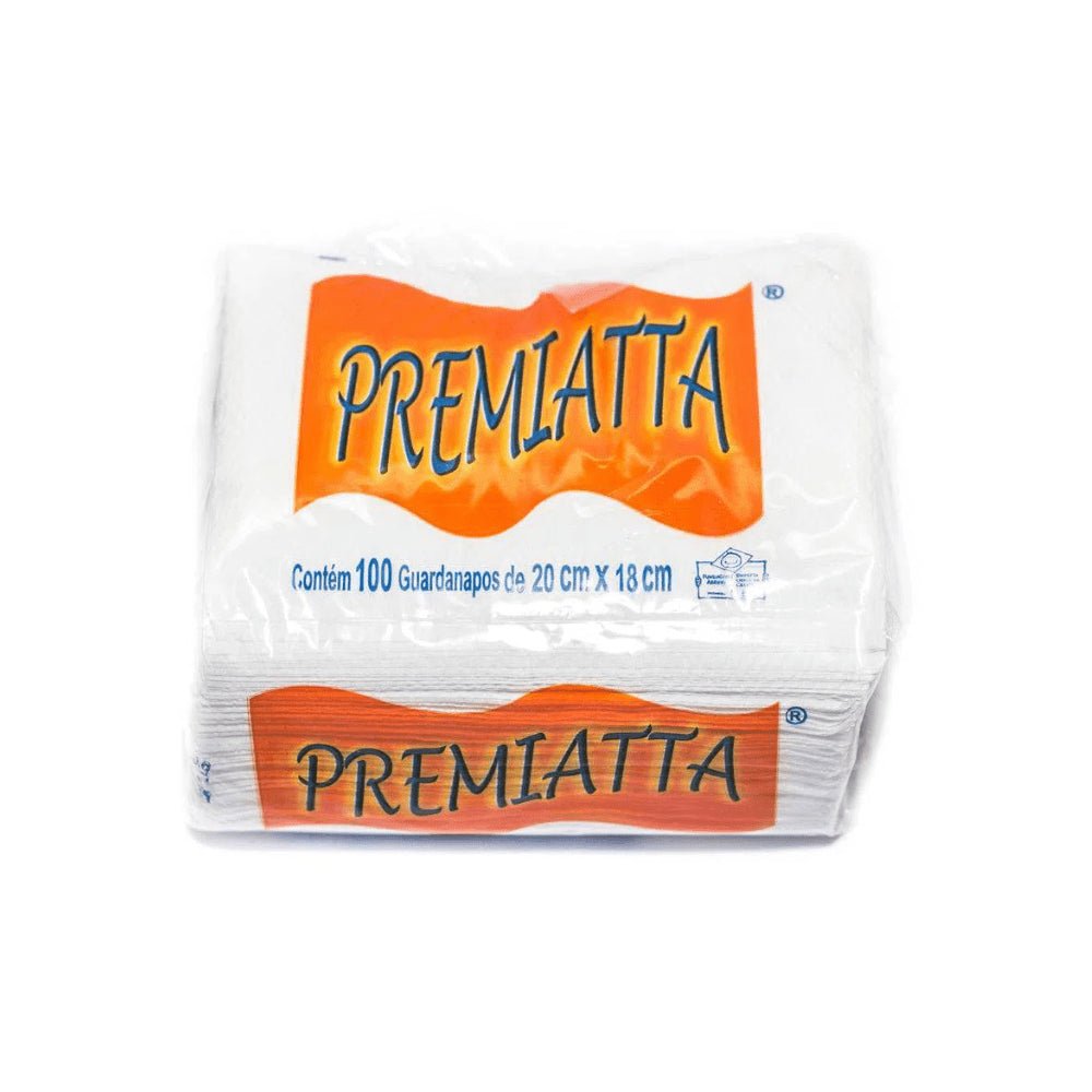 Guardanapo 20x18cm folha simples Premiatta com 100 folhas - e - dona
