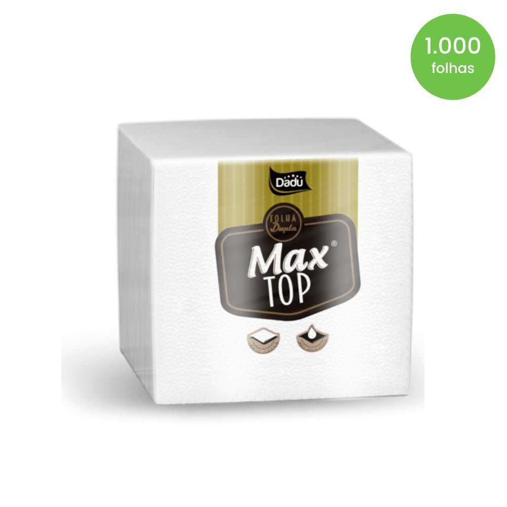 Guardanapo 22x23cm folha dupla Dadu Maxtop com 1.000 folhas - e - dona