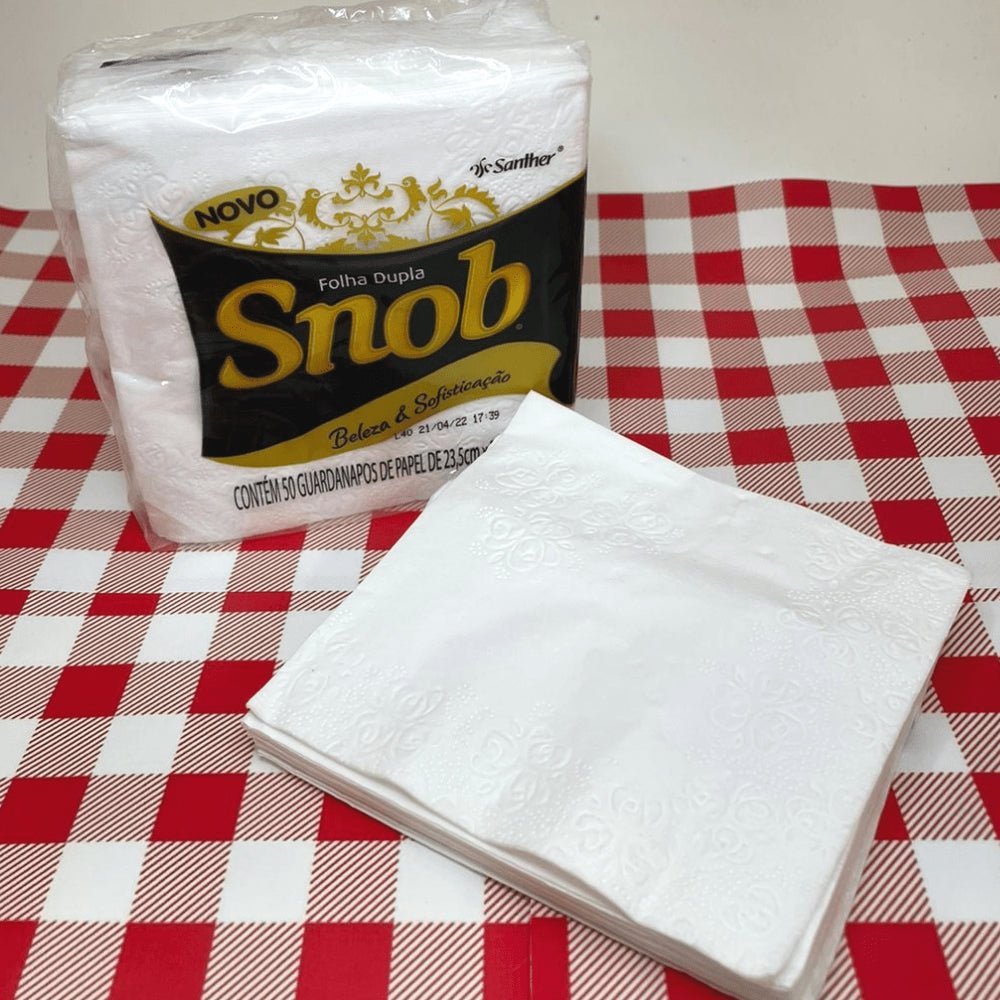 Guardanapo 23,5x23,5 folha dupla Snob com 50 folhas - e - dona