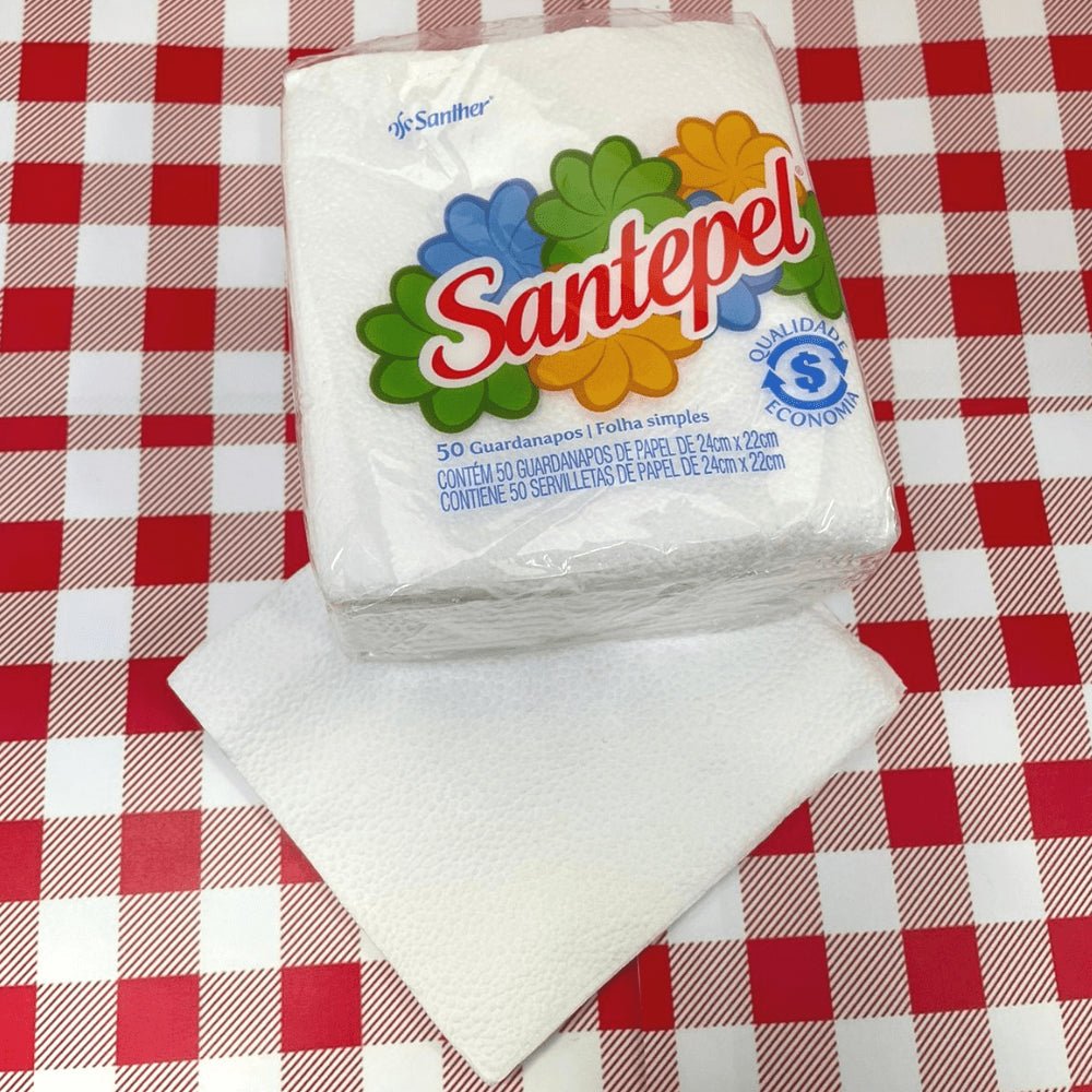 Guardanapo 24x22cm folha simples Santepel com 4.000 folhas - e - dona