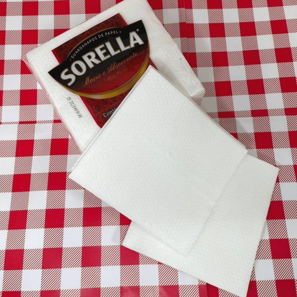 Guardanapo 30x30,5cm folha simples Sorella com 2.700 folhas - e - dona