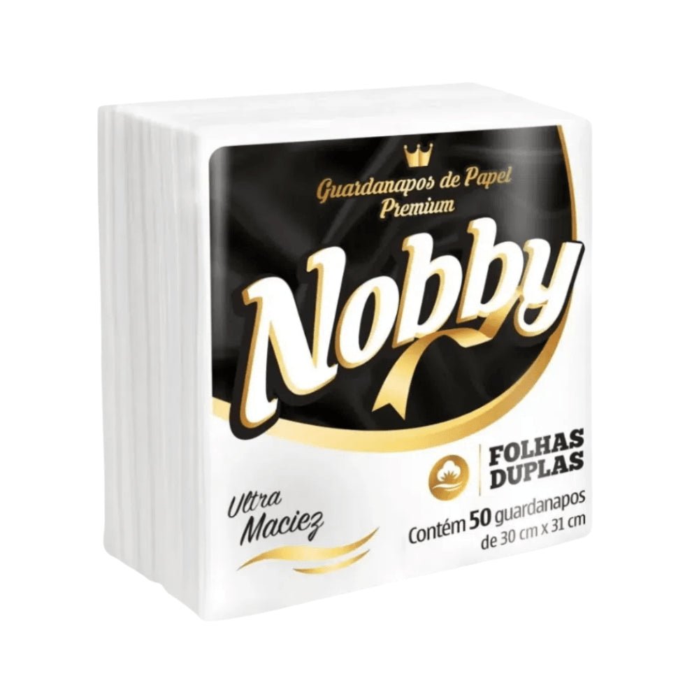 Guardanapo 30x31cm Folha Dupla Nobby com 3.000 folhas - e - dona