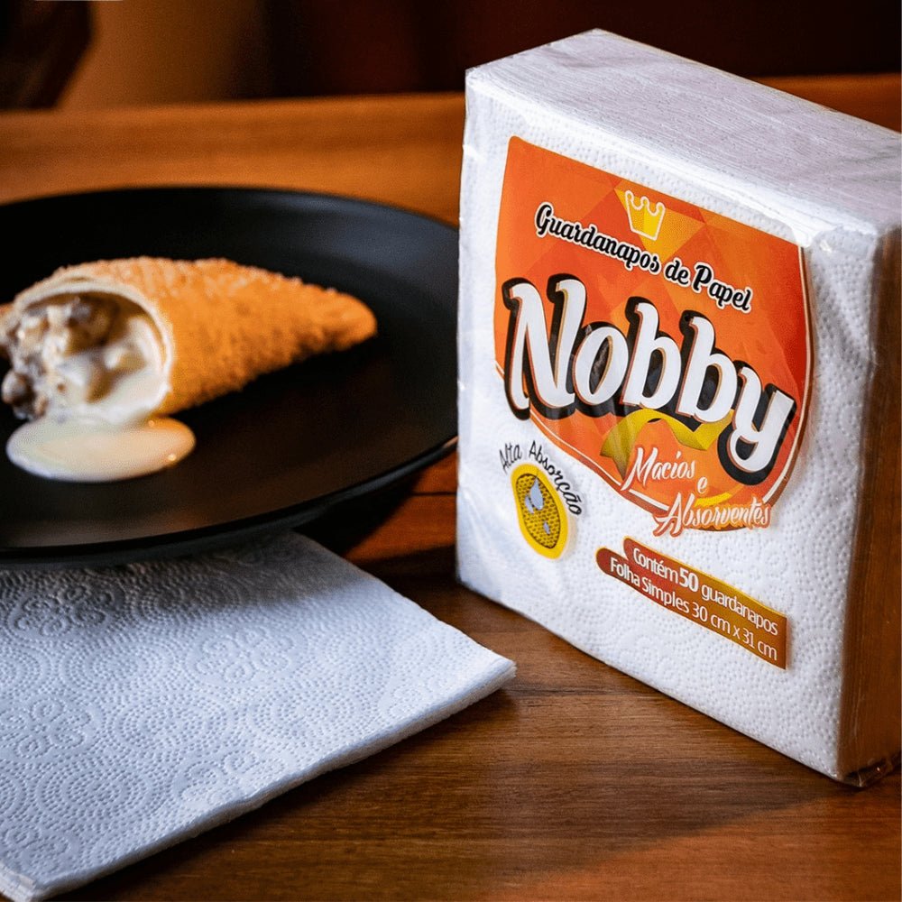 Guardanapo 30x31cm Folha Simples Nobby com 3.000 folhas - e - dona