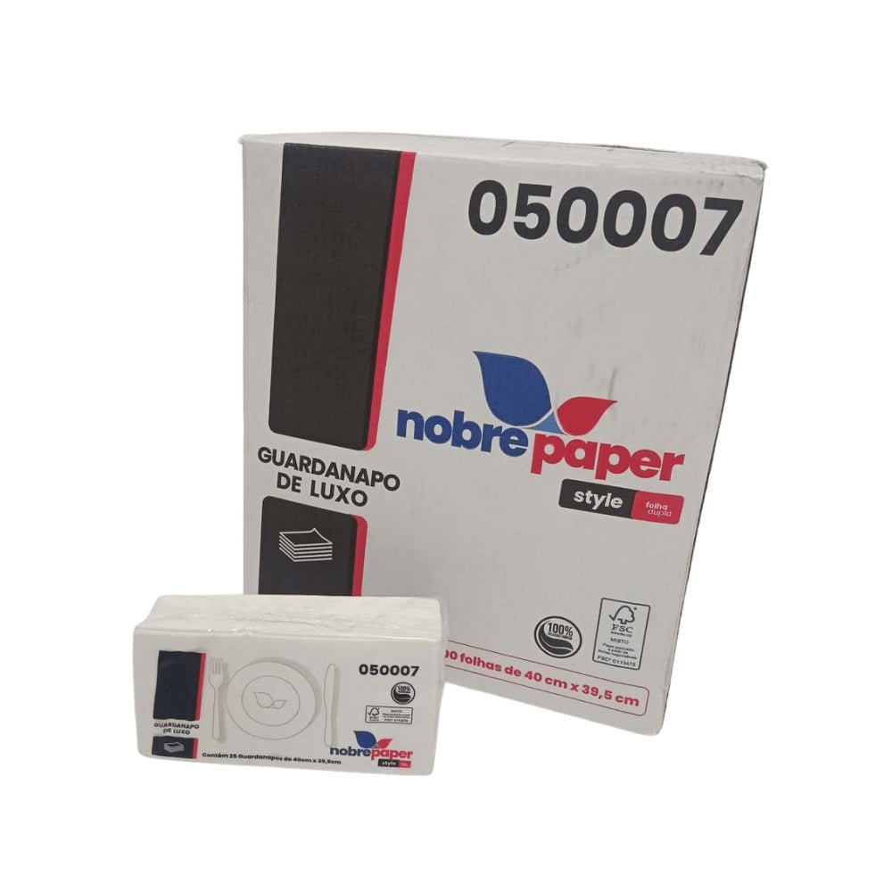 Guardanapo 40x39,5 folha dupla Nobre com 900 folhas - e - dona