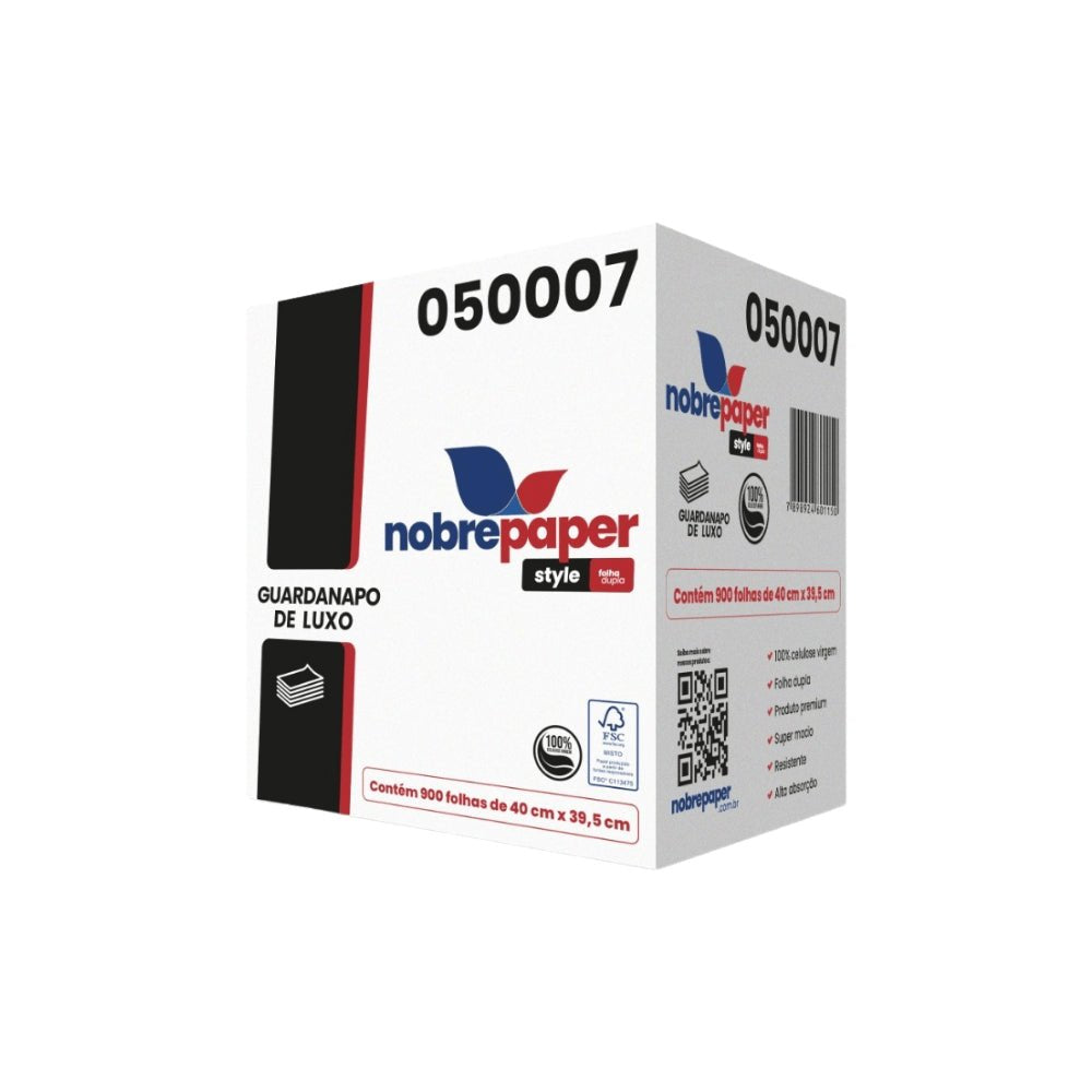 Guardanapo 40x39,5 folha dupla Nobre com 900 folhas - e - dona