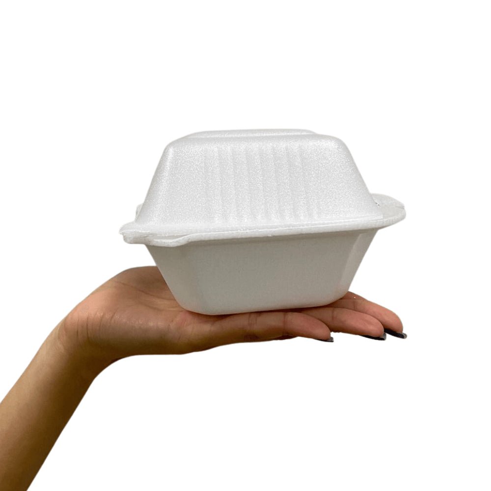 Hamburgueira de Isopor Ultratherm H01 com 100 unidades - Conservação Térmica e Praticidade para Lanches - e - dona