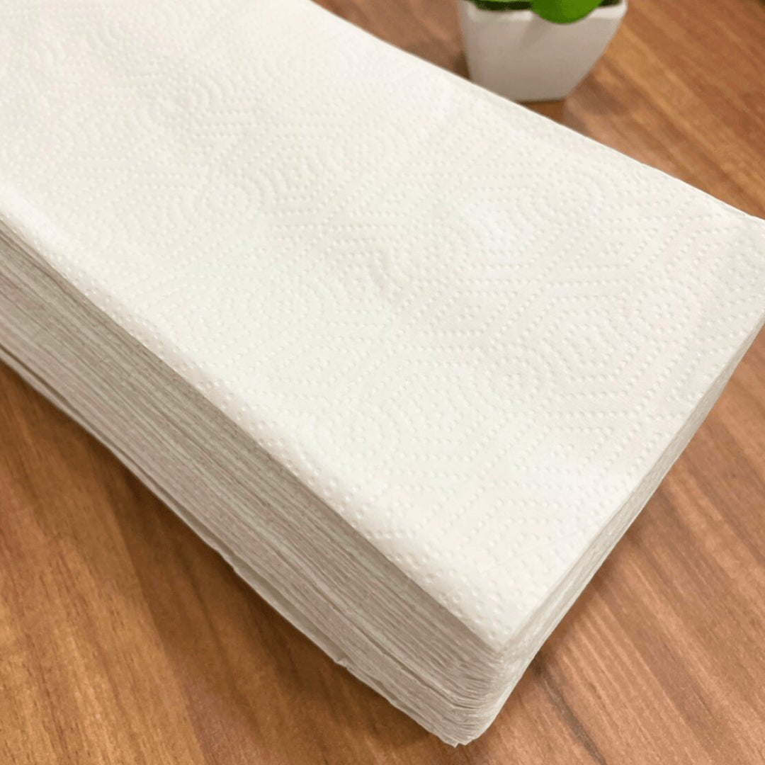 Kit 2 Pacotes de Papel Interfolha 100% celulose 22,5x21cm 2 dobras folha simples Toppel - e - dona