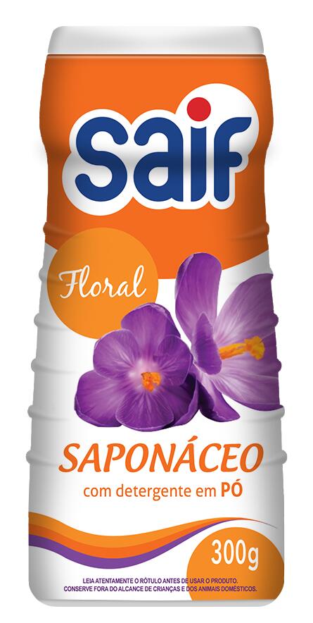 Kit 2 Saponáceo Pó Floral 300g Saif - e - dona