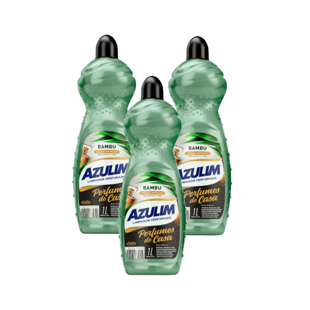 Kit 3 Limpadores Azulim 1L – Bambu - e - dona