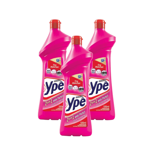 Kit 3 Multiusos Ypê Tira Manchas 500ml Cada - e - dona