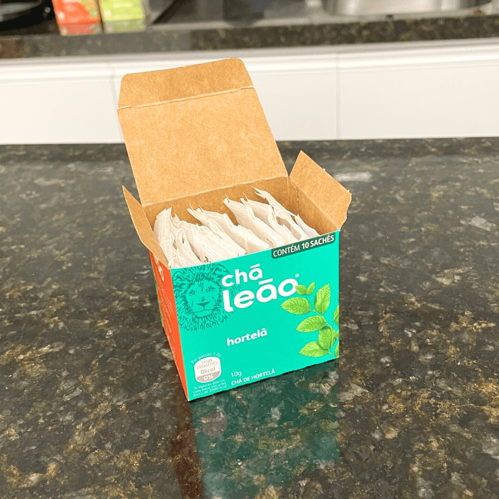 Kit 4 Chás Hortelã Leão com 10 sachês - e - dona