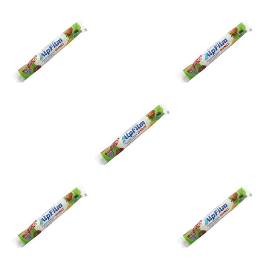 Kit 5 Pacotes de Filmes PVC 28cm x 15m Alpfilm - e - dona