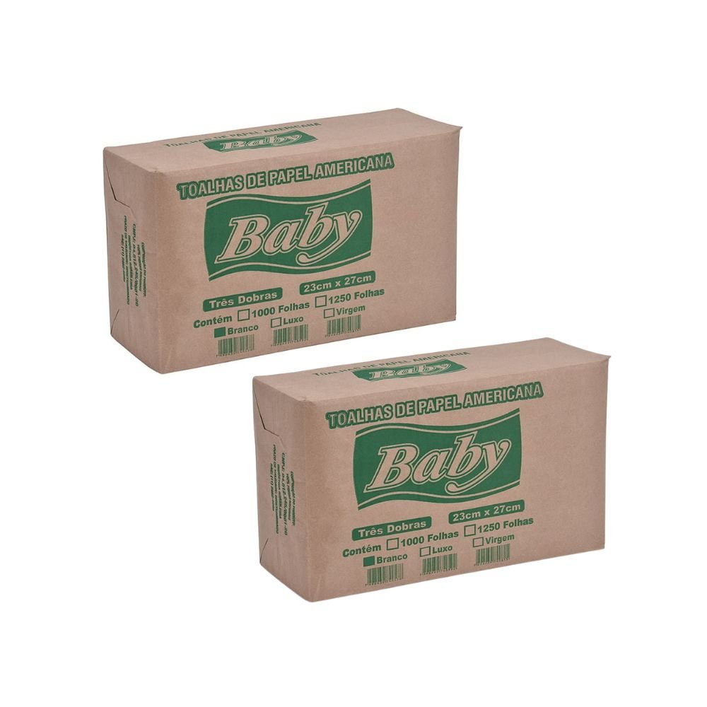KIT C/2 P.HIG CAI - CAI BABY C/10000 FLS F - e - dona
