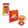 Kit Café 3 Corações Tradicional + Filtro de Papel 103 + Suporte