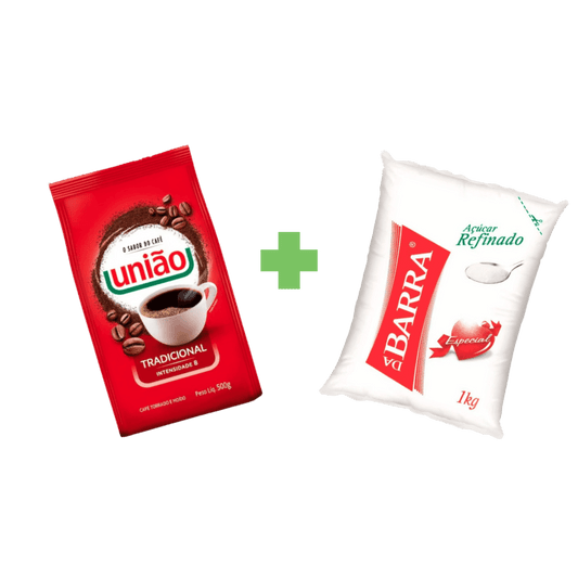 Kit Café União + Açúcar Da Barra - e - dona