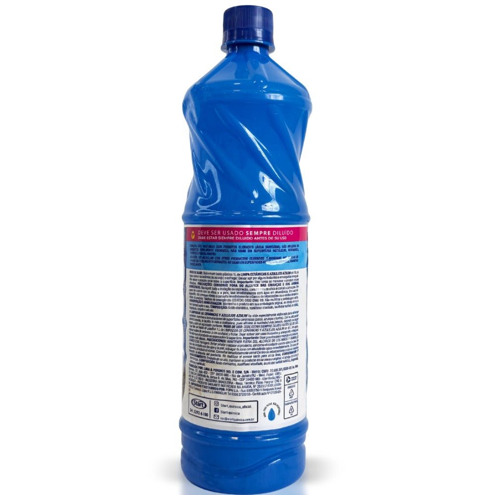 Kit com 2 Limpa Cerâmica Lavanda Azulim 1 litro - e - dona