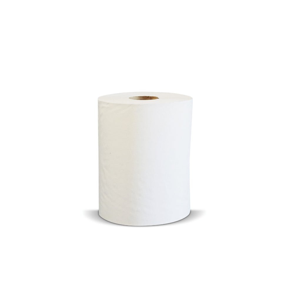 Kit com 2 Papel Toalha Bobina 100% celulose Baby com 6 rolos de 200 metros - e - dona