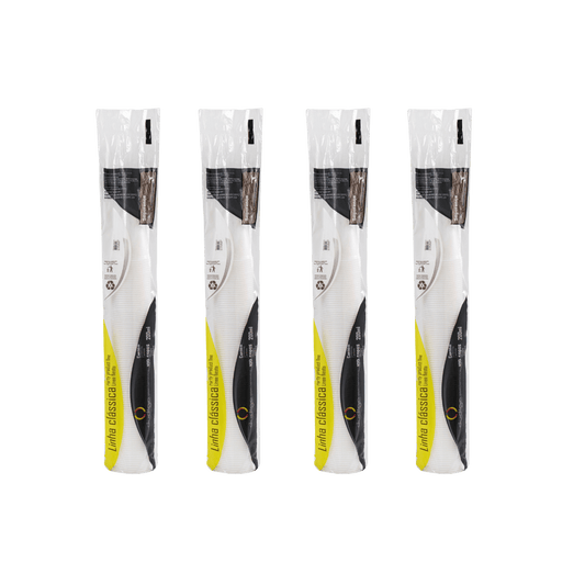 Kit com 4 Copos 200ml Dudigo Branco PS - e - dona