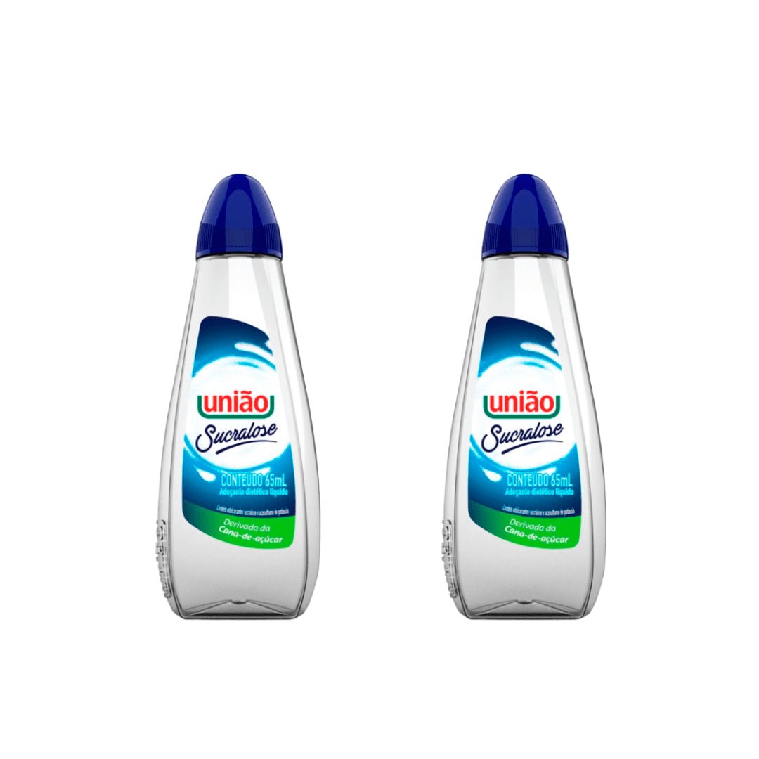 Kit de 2 Adoçantes líquido 65ml Sucralose União - e - dona