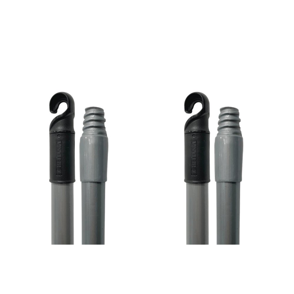 Kit de 2 Cabos de chapa de aço com rosca 1,20m para Vassouras e Rodos SuperPro 9015 - e - dona