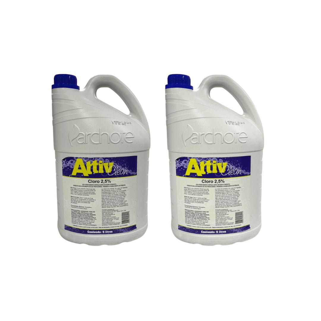 Kit de 2 Cloros 2,5% Attiv Clean Archote 5 litros - e - dona