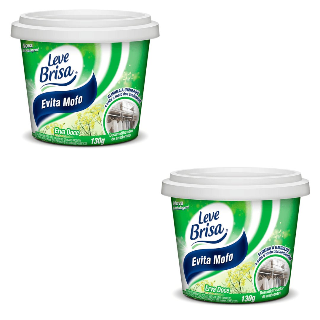 Kit de 2 Evita Mofo Erva Doce Leve Brisa 130g - e - dona