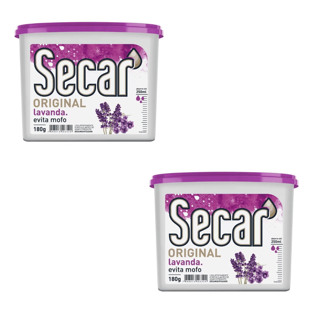 Kit de 2 Evita Mofo Lavanda Secar 180g - e - dona