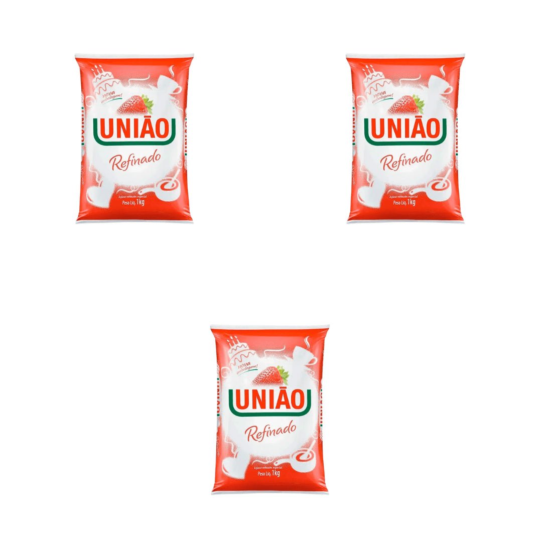 Kit de 3 Açúcares União 1 kg - e - dona
