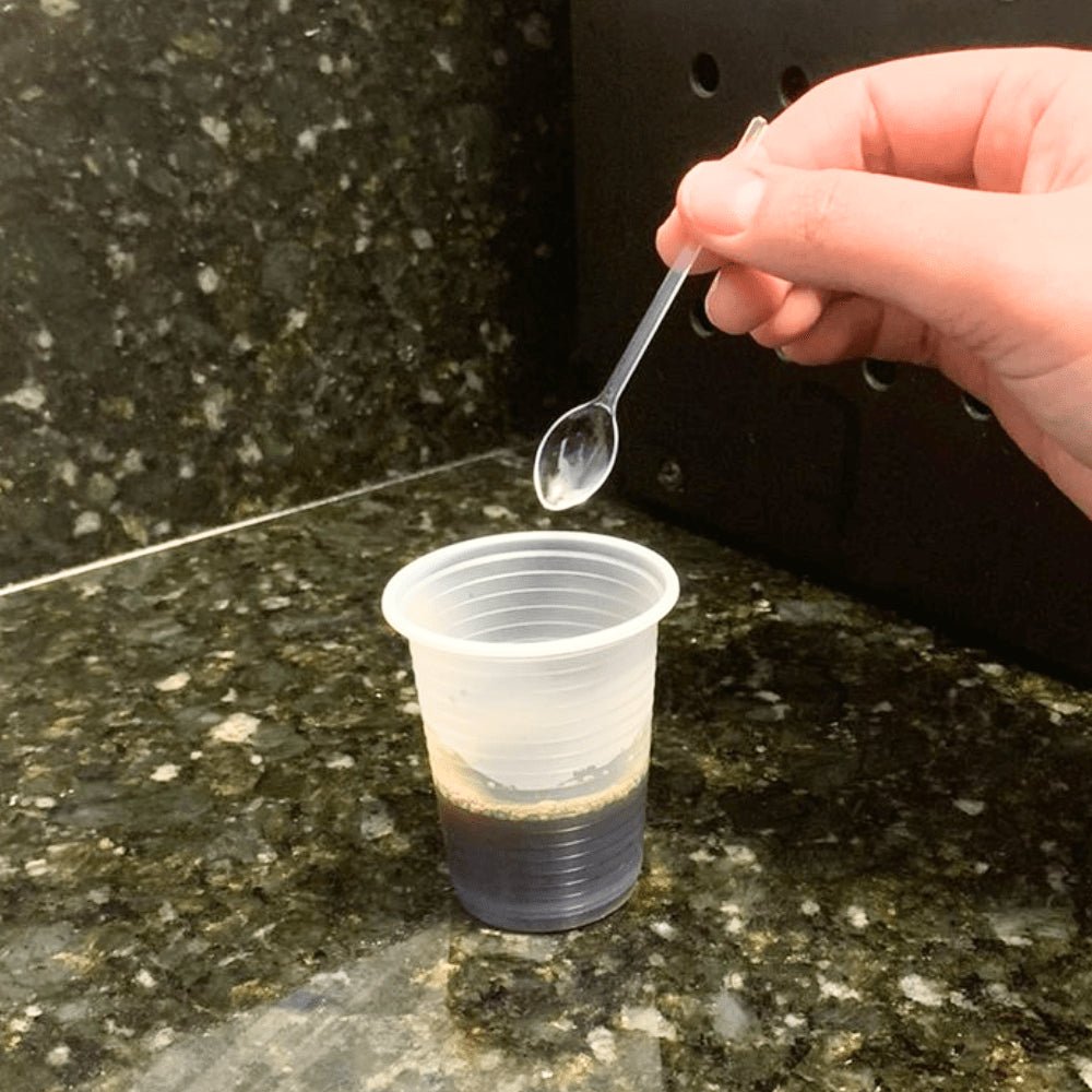 Kit de Colher Mexedora para Café 8cm Cristal Biodegradável Goldenplast 2 Pacotes com 200 unidades - e - dona
