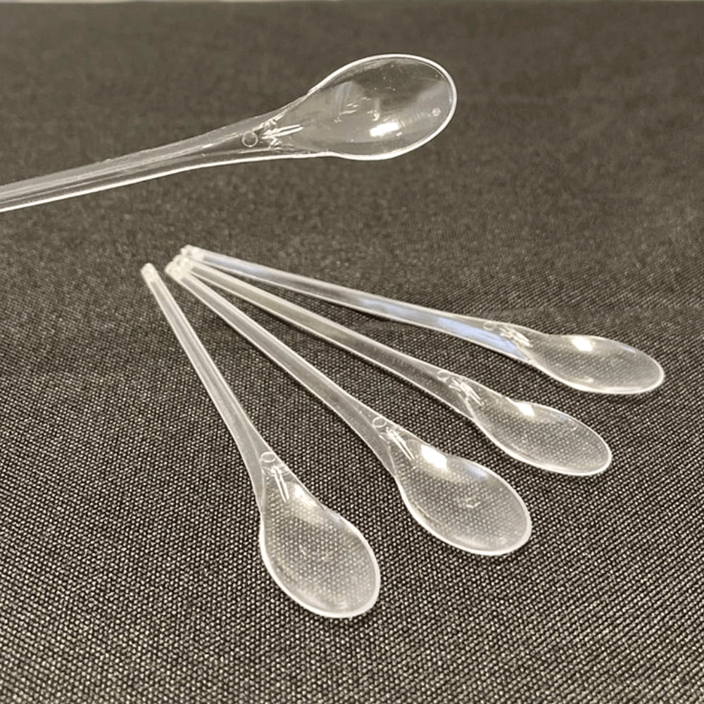 Kit de Colher Mexedora para Café com 9,5cm Cristal Mexa Bem 2 Pacotes com 200 unidades - e - dona