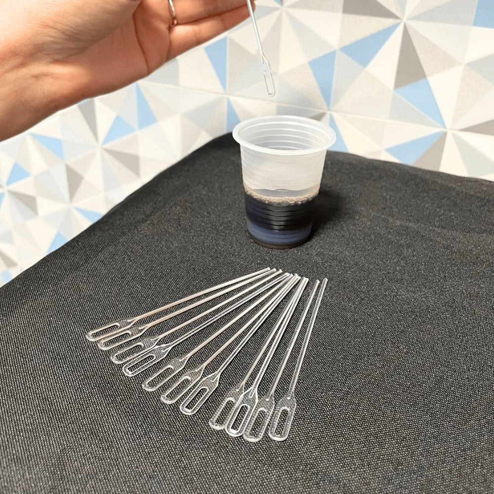 Kit de Palheta para Café 9cm Cristal Biodegradável GoldenPlast 2 Pacotes com 500 unidades - e - dona