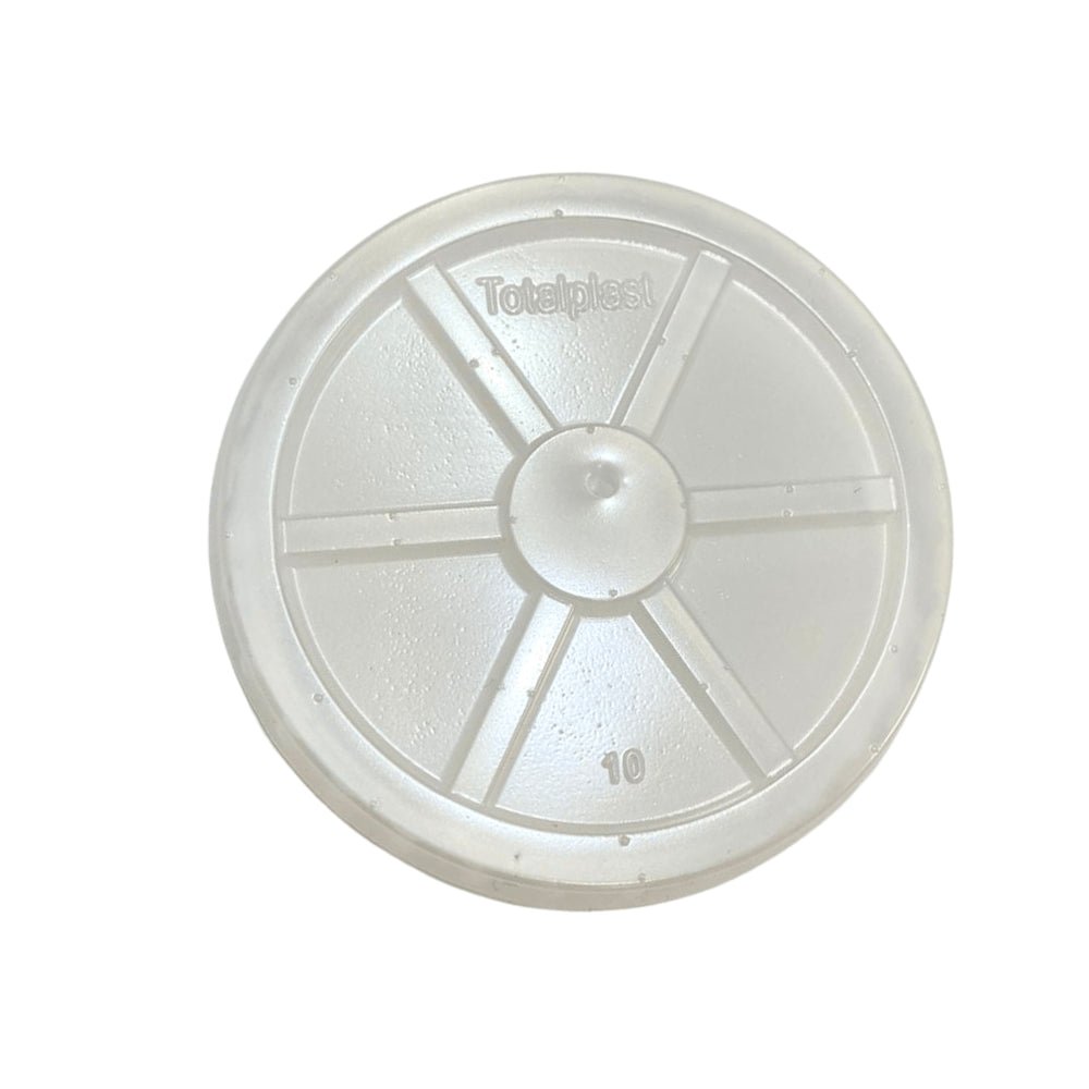 Kit de Tampa Transparente para copos Térmicos 120ml Totalplast 2 Pacotes com 100 unidades - e - dona
