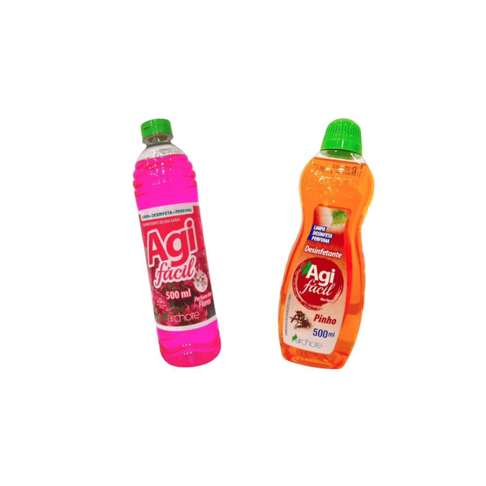 Kit Desinfetante 500ml Pinho + Perfume das Flores - e - dona