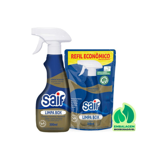 Kit Limpa Box 300ml Spray + Refil Saif - e - dona