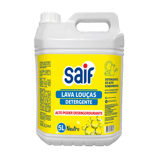 Lava Louças Neutro 5L Saif - e - dona