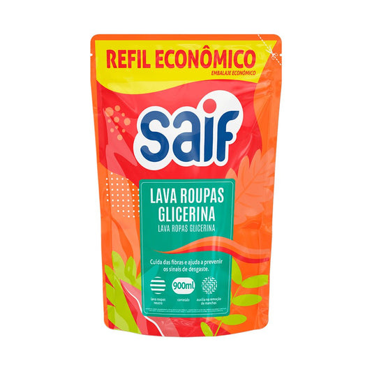Lava Roupas Glicerina Sachê 900ml Saif - e - dona