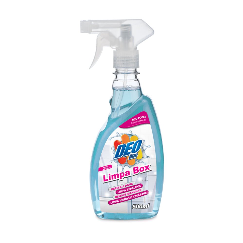 Limpa Box Multiuso Deoline 500ml Ideal para vidros, azulejos e espelhos - e - dona