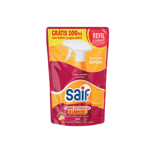 Limpa Estofados Refil 500ml Saif - e - dona