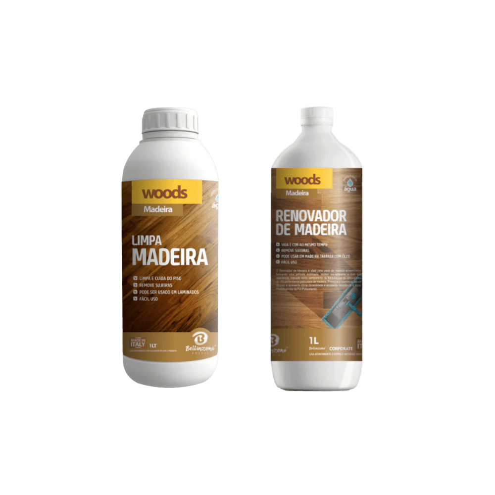 Limpa Madeira + Renovador 1L Bellinzoni - e - dona