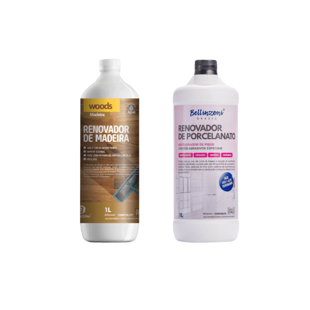 Limpa Porcelanato + Renovador 1L Bellinzoni - e - dona