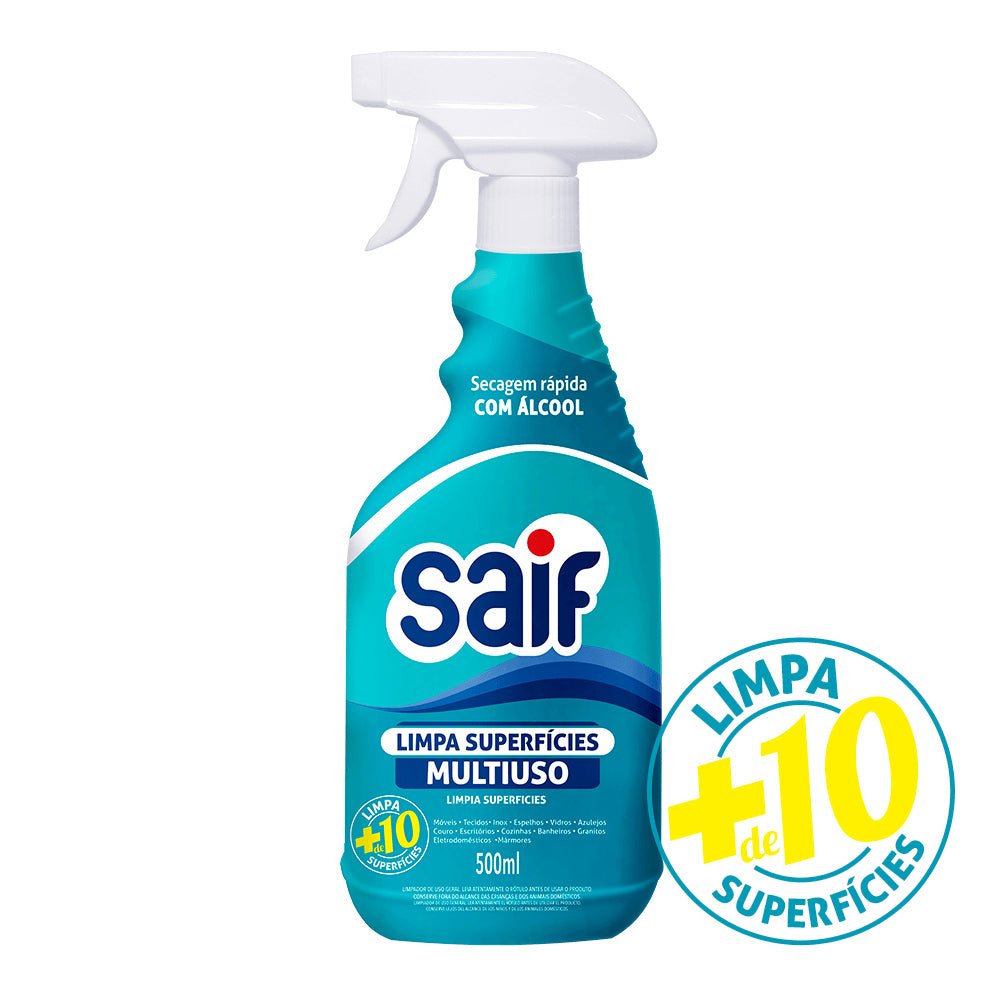 Limpa Superfícies Gatilho 500ml Saif - e - dona
