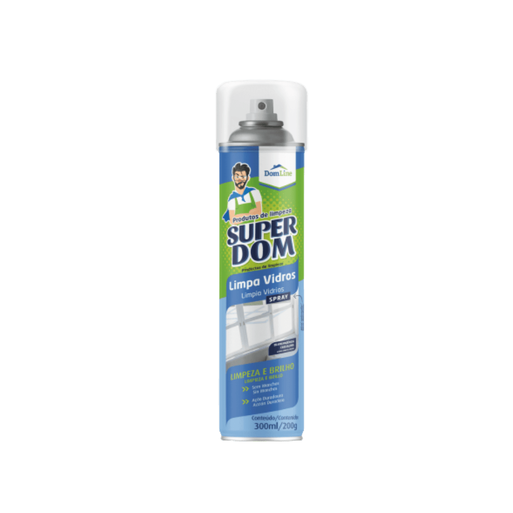 Limpa Vidros 300ml Super Dom - e - dona