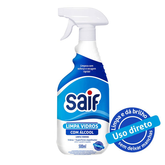 Limpa Vidros Gatilho 500ml Saif - e - dona
