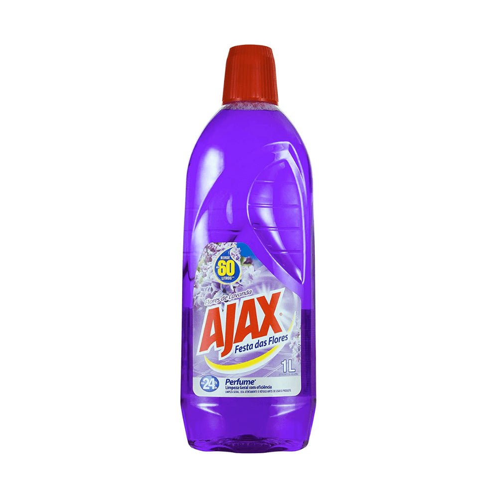Limpador geral diluível Lavanda Festa das Flores Ajax 1 litro rende até 60 litros - e - dona