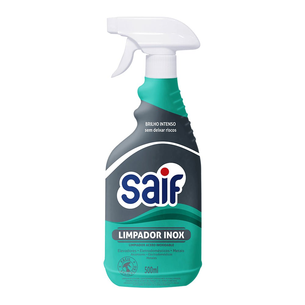 Limpador Inox Gatilho 500ml Saif - e - dona