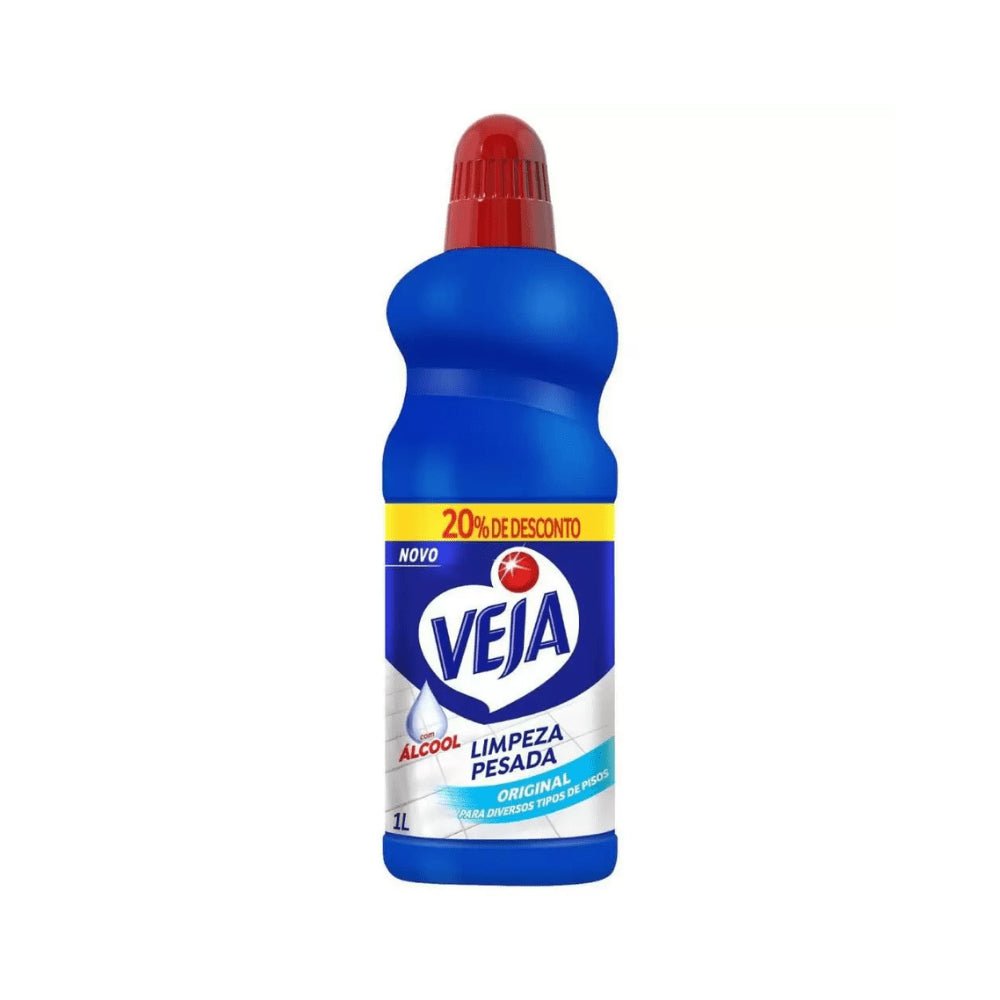 Limpador para Limpeza Pesada Original com Álcool Veja 1 litro - e - dona
