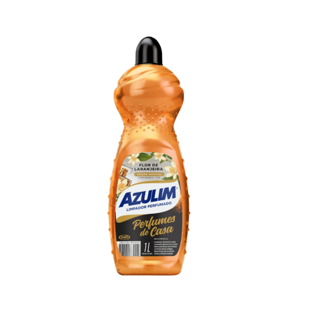 Limpador Perfumado Azulim Flor de Laranjeira 1 Litro - e - dona