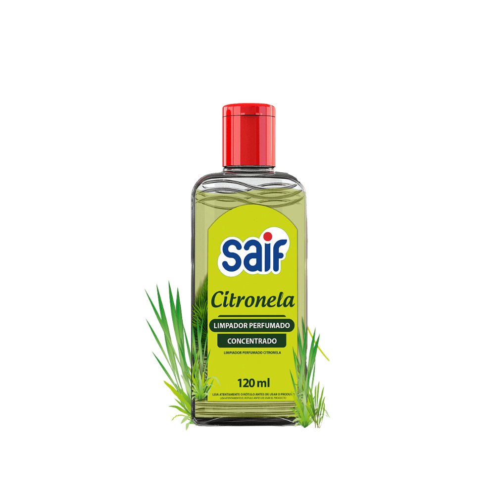 Limpador Perfumado Concentrado 120ml Citronela Saif - e - dona