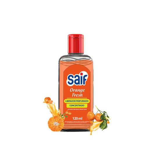Limpador Perfumado Concentrado 120ml Orange Fresh Saif - e - dona